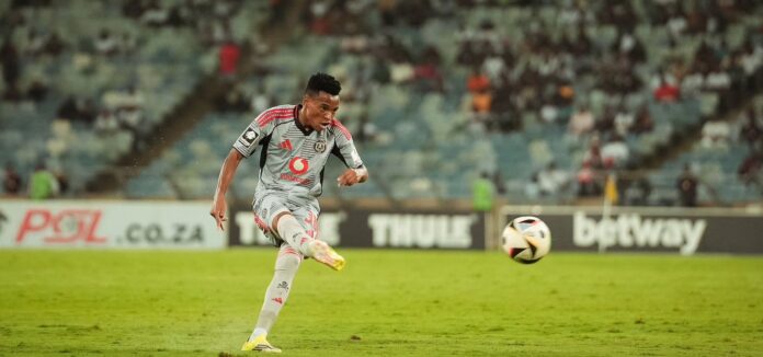 Orlando Pirates star Relebohile Mofokeng scored a brace against AmaZulu on Tuesday night