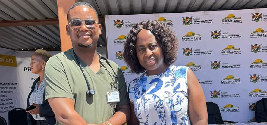 Several medical experts deployed in health care facilities.