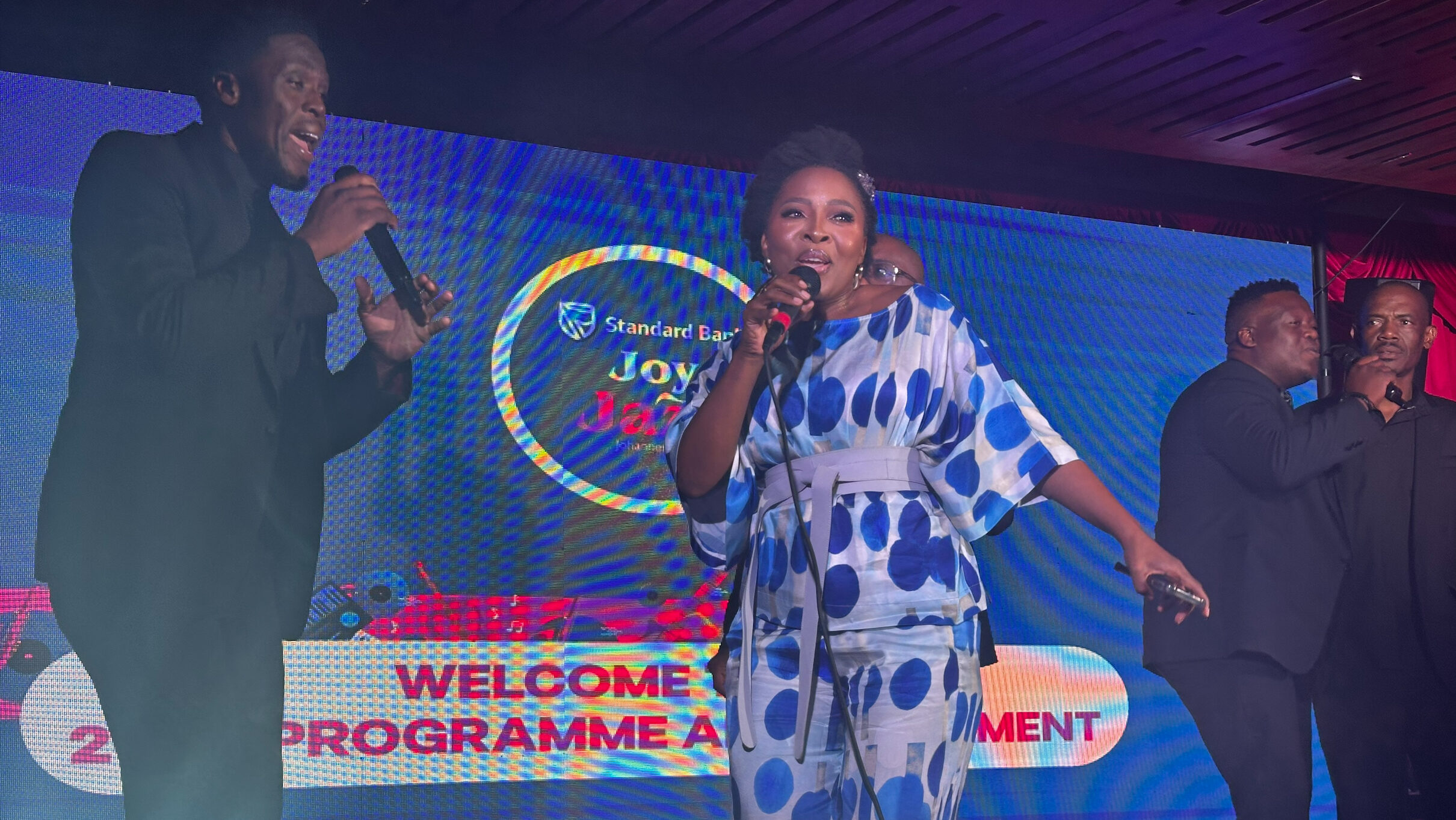 Actress Lerato Mvelase was the MC of the Standard Bank Joy of Jazz line up announcement on Wednesday