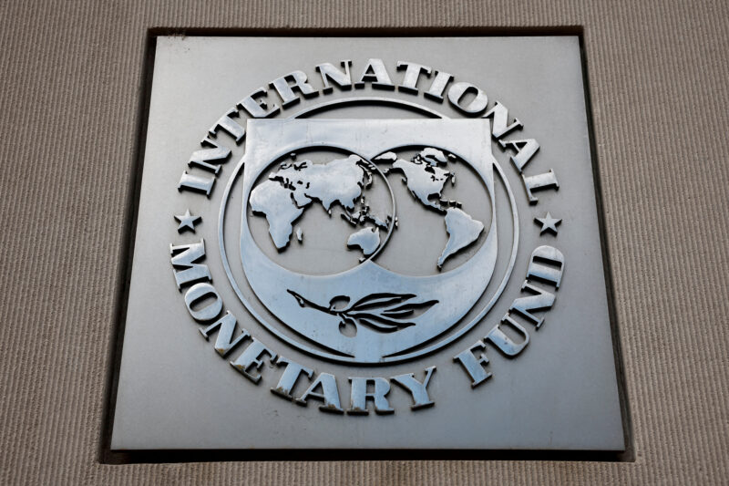 FILE PHOTO: A view of the International Monetary Fund (IMF) logo at its headquarters in Washington, D.C, US on November 24, 2024. Reuters/Benoit Tessier/File Photo