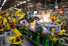 An automotive plant
