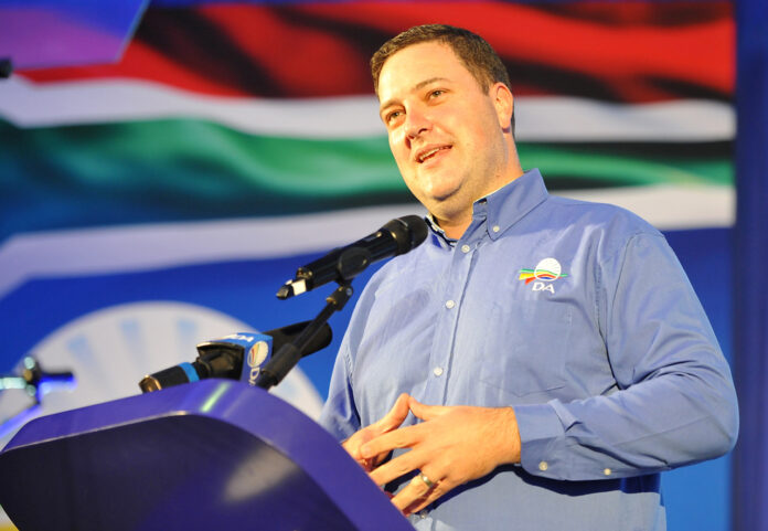 Federal leader of the DA, Geordin Hill0-Lewis