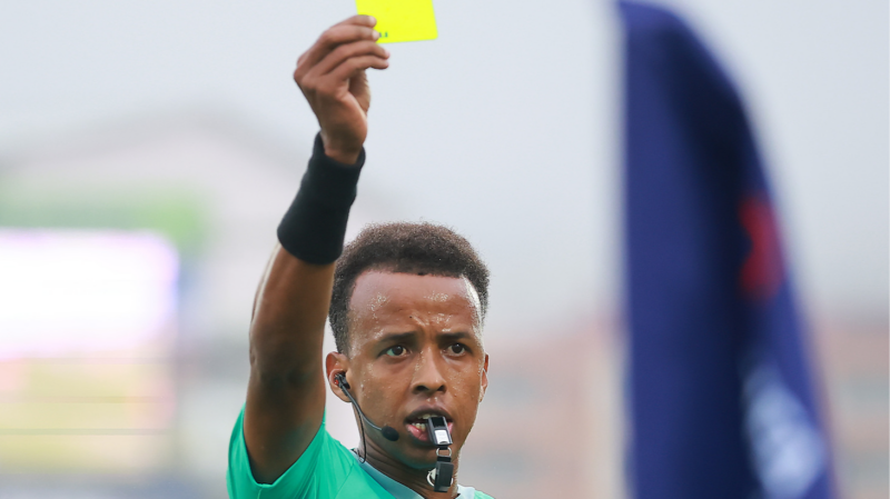 Somali referee Omar Abdulkadir Artan
