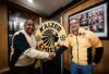 Kaizer Motaung and Fernando Da Cruz shaking hands
