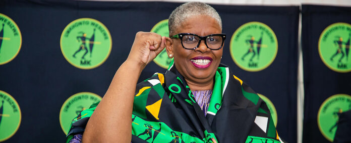 Former eThekwini mayor Zandile Gumede who joined the MK Party as KZN deputy convener
