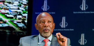 South African Reserve Bank (Sarb) Governor Lesetja Kganyago