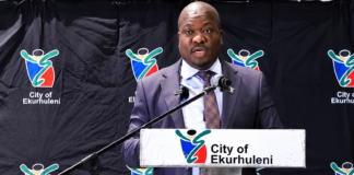 City of Ekurhuleni mayor Alderman Nkosindiphile Xhakaza