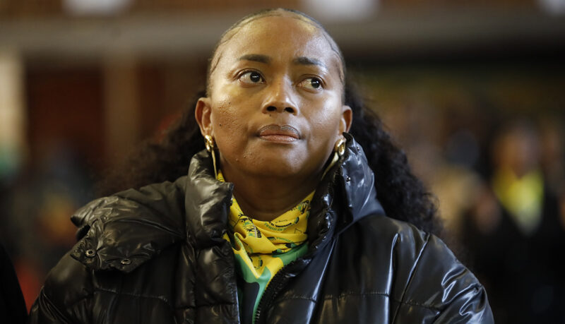 MMC Loyiso Masuku attending a memorial service in Kempton Park