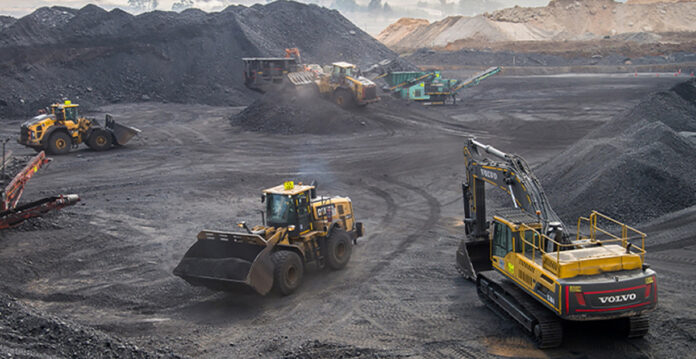 Exterior view of Exxaro Belfast Coal Mine facility in Mpumalanga