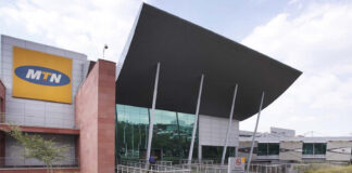 MTN logo representing the telecommunications company involved in a trademark dispute