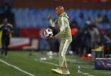 Miguel Cardodo's eyes on the ball