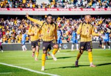 Mfundo vilakazi celebrating