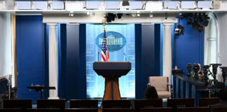 US media outlets file lawsuit after being barred from White House The James S. Brady Press Briefing Room at the White House, Washington, DC, US, September 21, 2026. /VCG