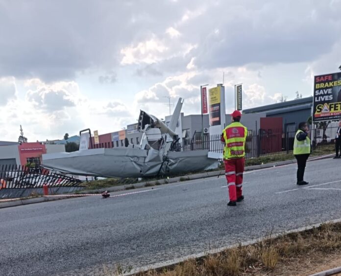 Light aircraft crash