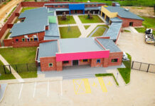 Exterior view of the newly built Bantubonke Early Childhood Development Centre in Three Rivers, Sedibeng.