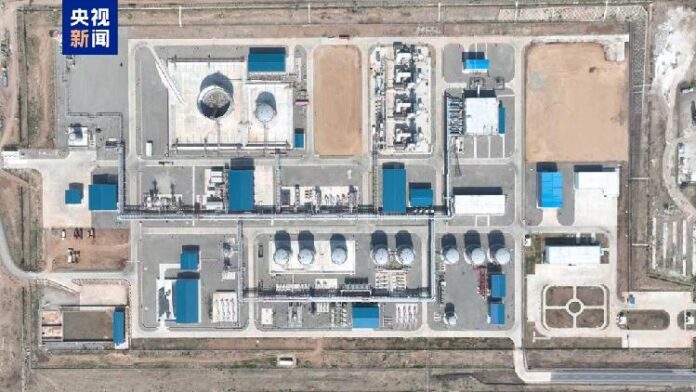 An aerial view of the Kingfisher oilfield in Uganda.