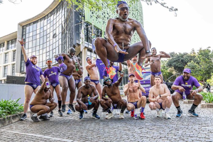 South African men representing the call for greater prostate cancer awareness and screening