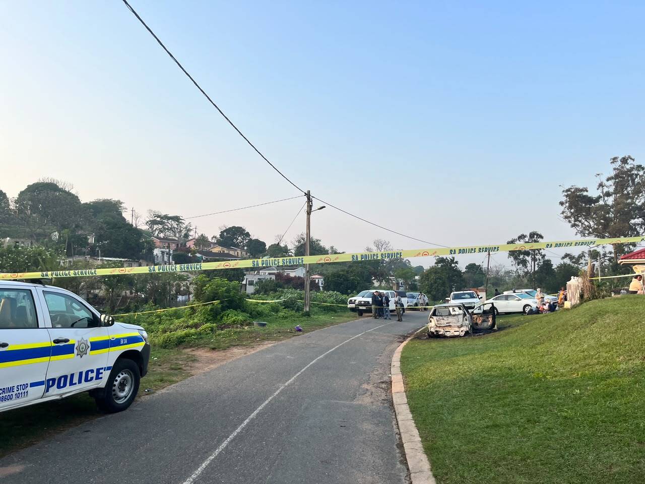 The scene of the KwaMakhutha mass shooting