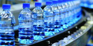 Water tanker delivering clean water during municipal infrastructure shortages