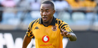 Lebohang Maboe in action for Kaizer Chiefs during a Betway Premiership match