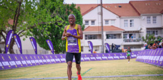 Stephen Mokoka, Hollywoodbets Athletics Club runner.