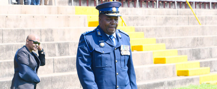 General Fannie Masemola speaking at the SAPS Academy welcome ceremony in Pretoria