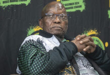 Expelled MK Party MPs challenge Zuma’s powers in the high court uMkhonto weSizwe Party President Jacob Zuma addresses supporters in Delft South Community Hall, Cape Town.