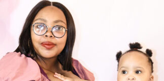 Naledi Rapuleng held by her mother Thope Rapuleng