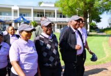 Ramaphosa vows to ‘pull out all stops’ to find Ekurhuleni murderers ANC President Cyril Ramaphosa alongside the party's treasurer- general Gwen Ramokgopa and the veterans league leader, Snuki Zikalala.
