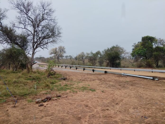 Roads were washed away or severely damaged