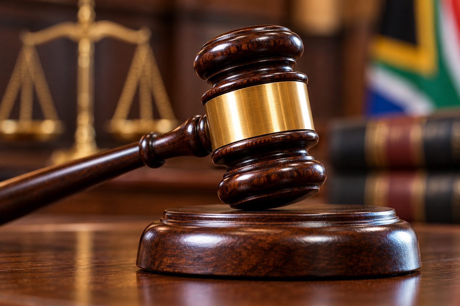 A hammer and gavel
