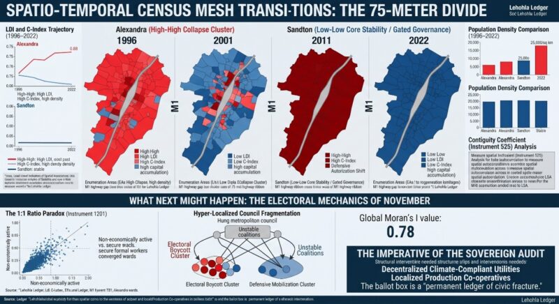 Spatio-temporal census mesh transitions