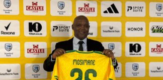 Pitso Mosimane unveiled as Bafana Bafana coach.
