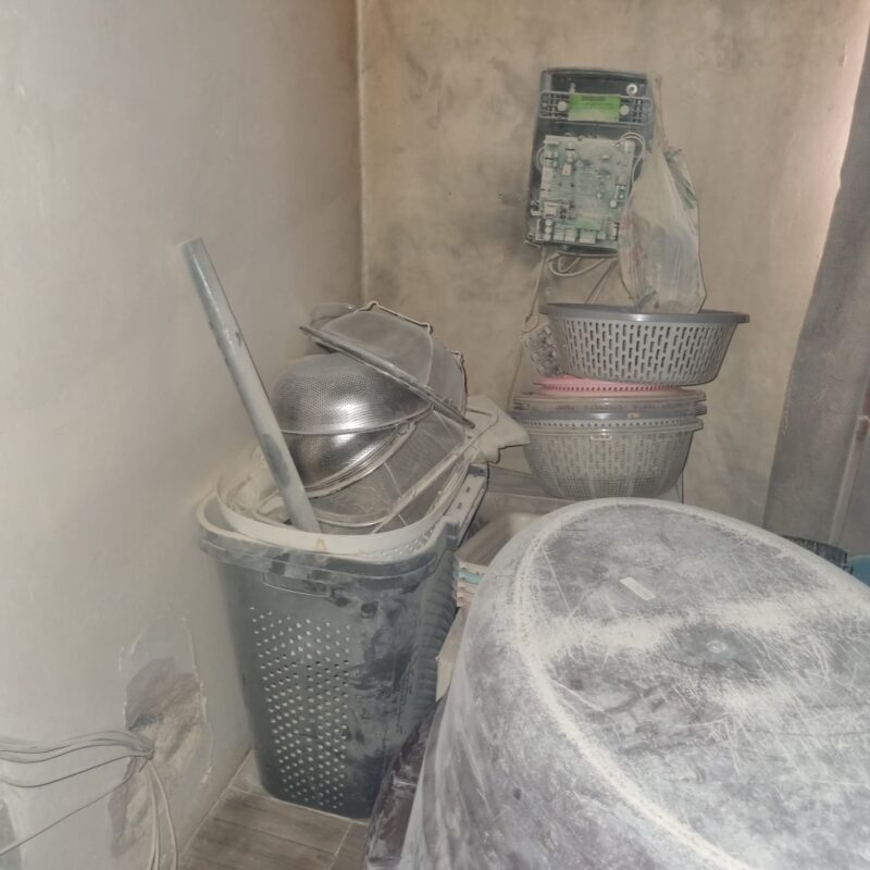 Some of the equipment found in the drug lab busted by the Hawks