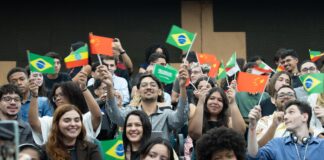 People participate in the BRICS Dialogue on Civilizations at Rio de Janeiro State University in Rio de Janeiro, Brazil, June 27, 2025. (Xinhua/Wang Tiancong)
