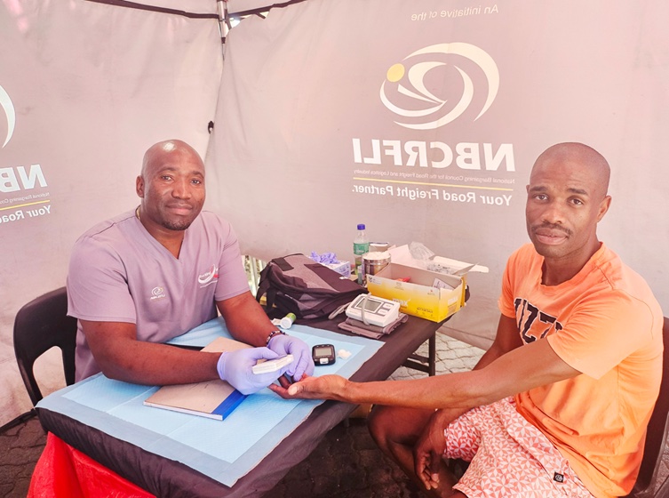 Engen offers truck drivers free health screenings.