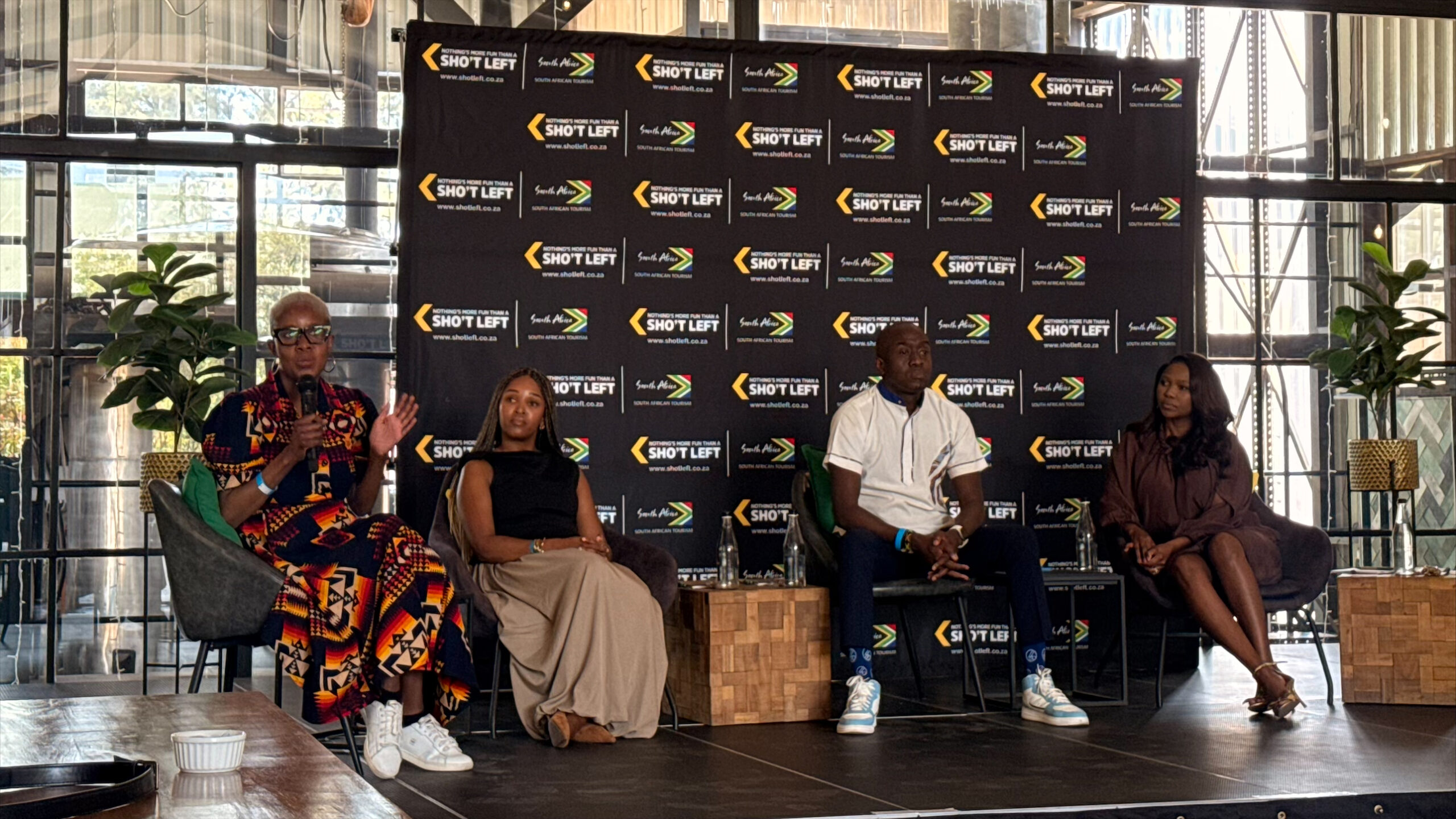South Africans are travelling but only 11% plan and budget for it Alt text: Mashoto Mokgethi speaking about domestic tourism affordability at The Great Debate in Pretoria
