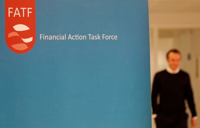 The logo of the FATF (the Financial Action Task Force).