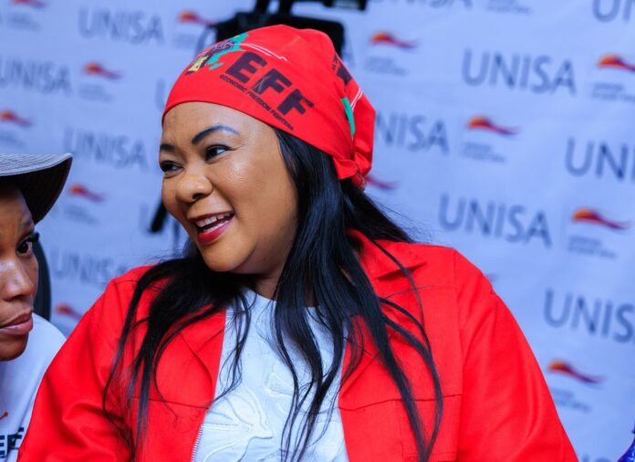 EFF's Omphile Maotwe at the Tshwane mayoral debate