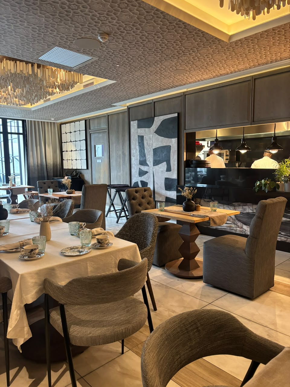 Room 32, the restaurant at the Hyatt.