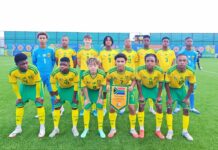 The U15 squad representing SA at the Fifa U15 World Cup Baku, Azerbaijan.