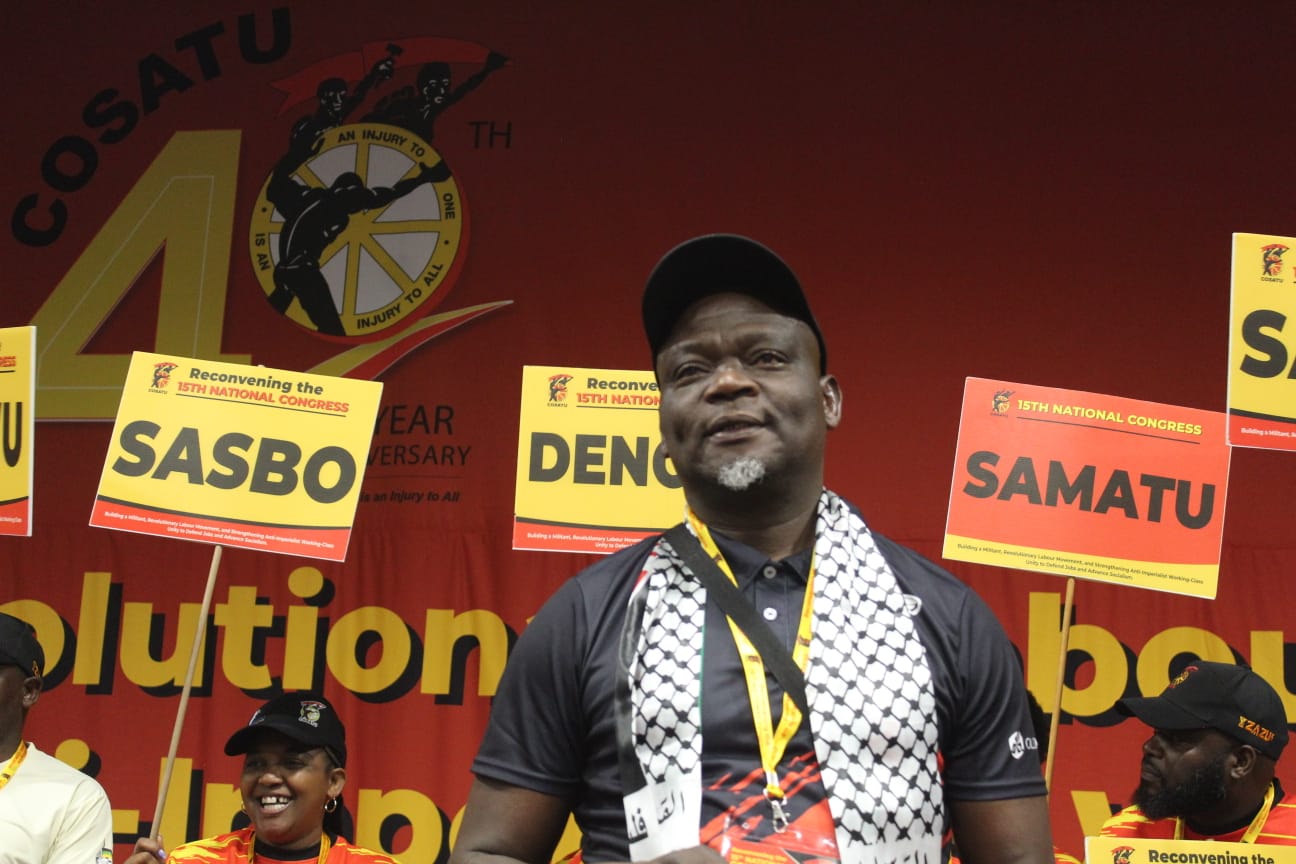 Michael (Mike) Shingange is COSATU's new president. The trade union federation elected a new leadership on October 14. (Photo by Gallo Images/OJ Koloti)