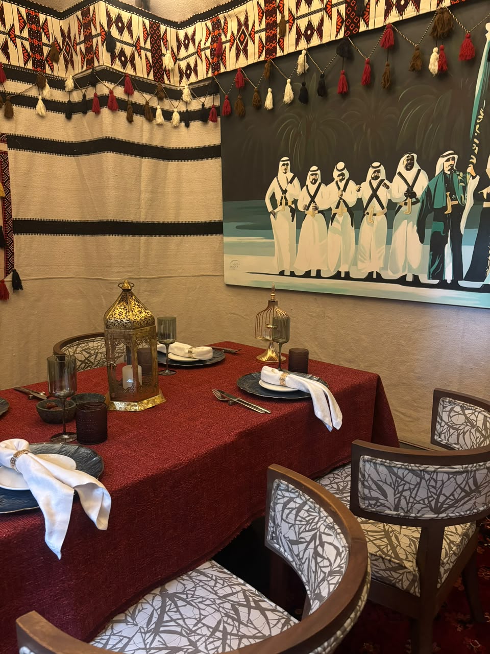 The Saudi Arabian- inspired Whisper of Diriyah room.