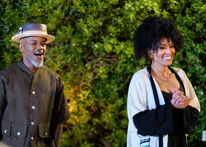 Pearl Thusi and Lungile Radu in promotional imagery for the Just Travel SA television series