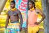 Caster Semenya and Thando Zwane compete as Team Orange